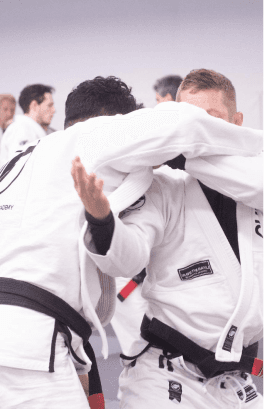 Adults training Jiu Jitsu together